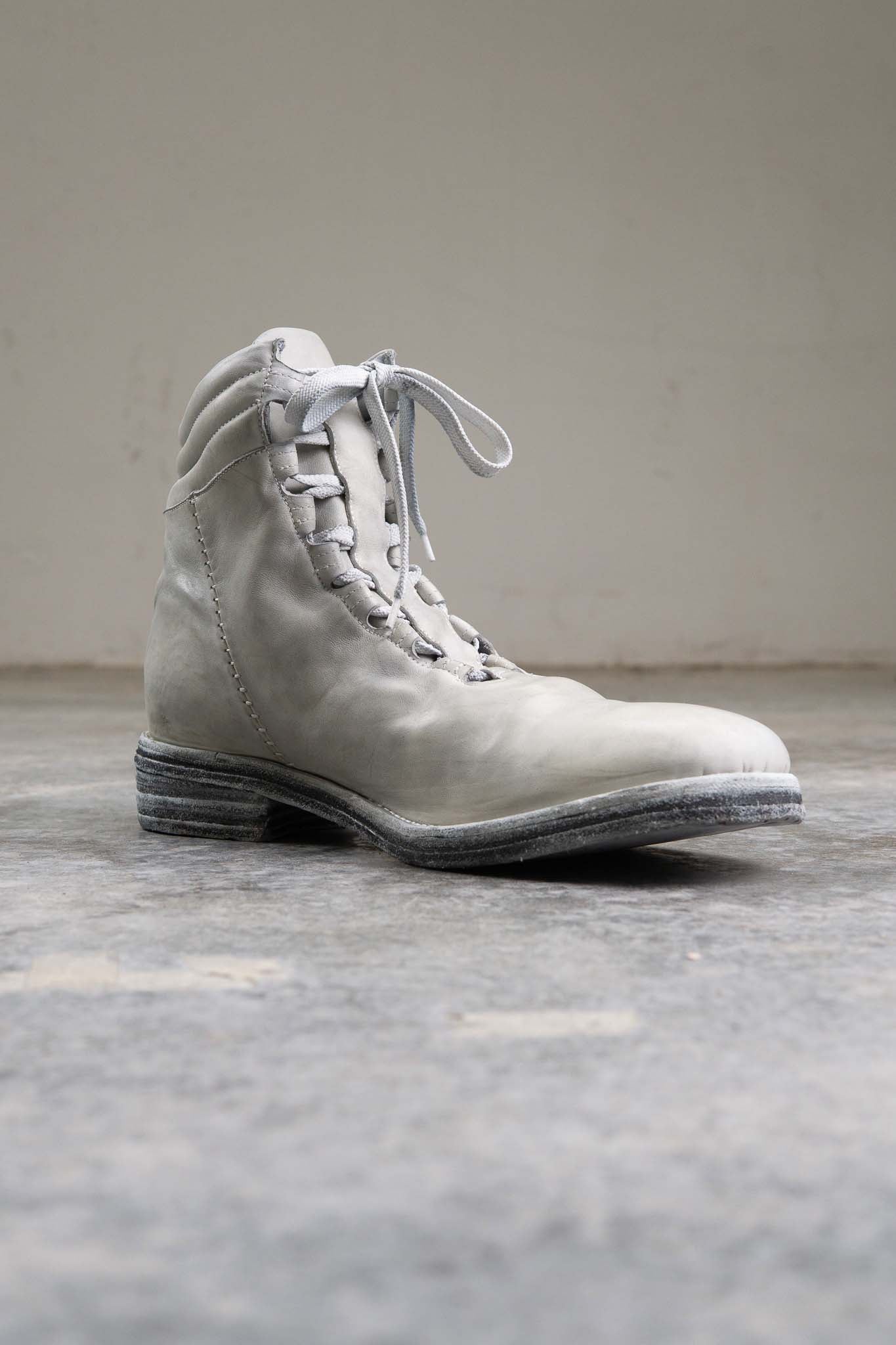 HORSE WHITE LEATHER BOOTS CL-2 #2 LEATHER SOLES PIECE DYED