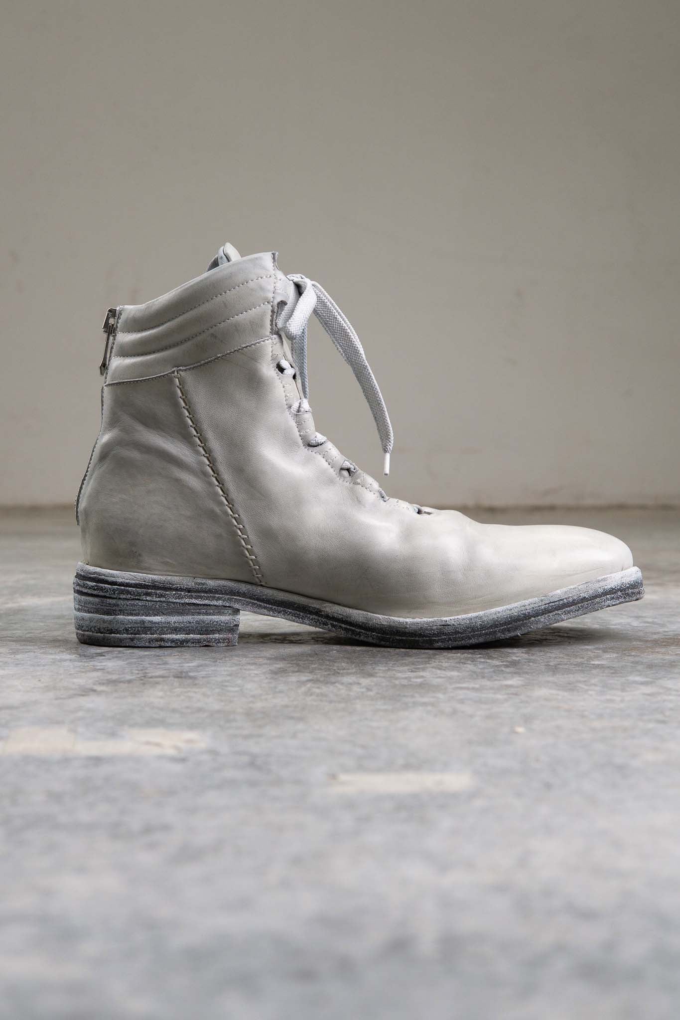 HORSE WHITE LEATHER BOOTS CL-2 #2 LEATHER SOLES PIECE DYED