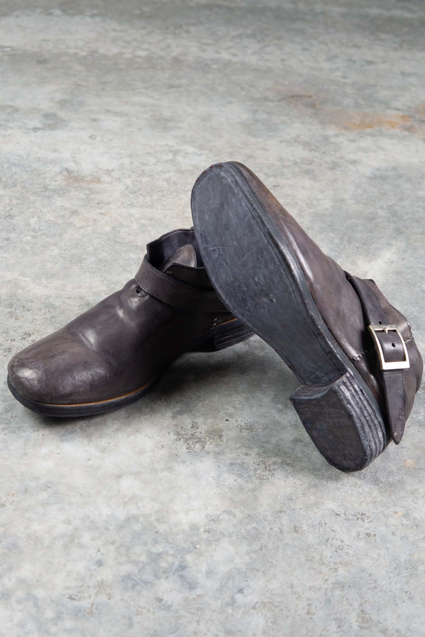 HORSE  LEATHER ENGINEER BOOTS DERBY EG-2 #3 LEATHER SOLES PIECE DYED