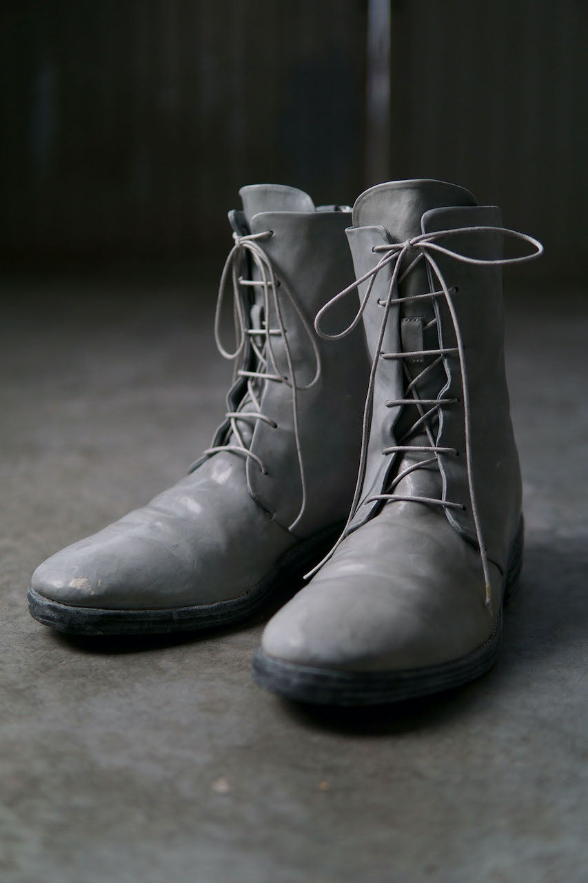 HORSE LEATHER BACK ZIP 6HOLES BZ-2 #2LEATHER SOLES     PIECE DYED
