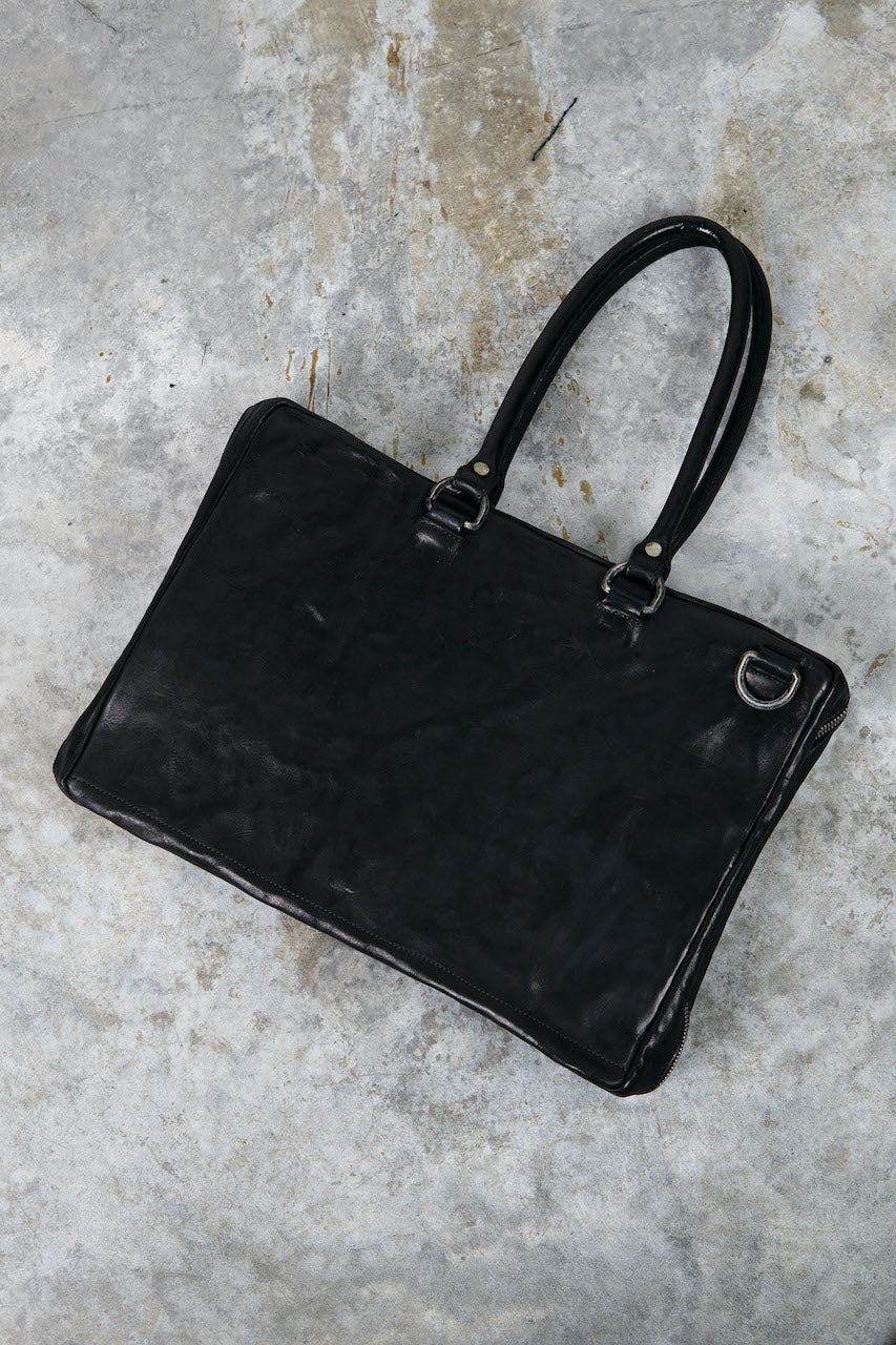 CALF LEATHER BAG BRIEF CASE  DF-3 LEATHER LINED　