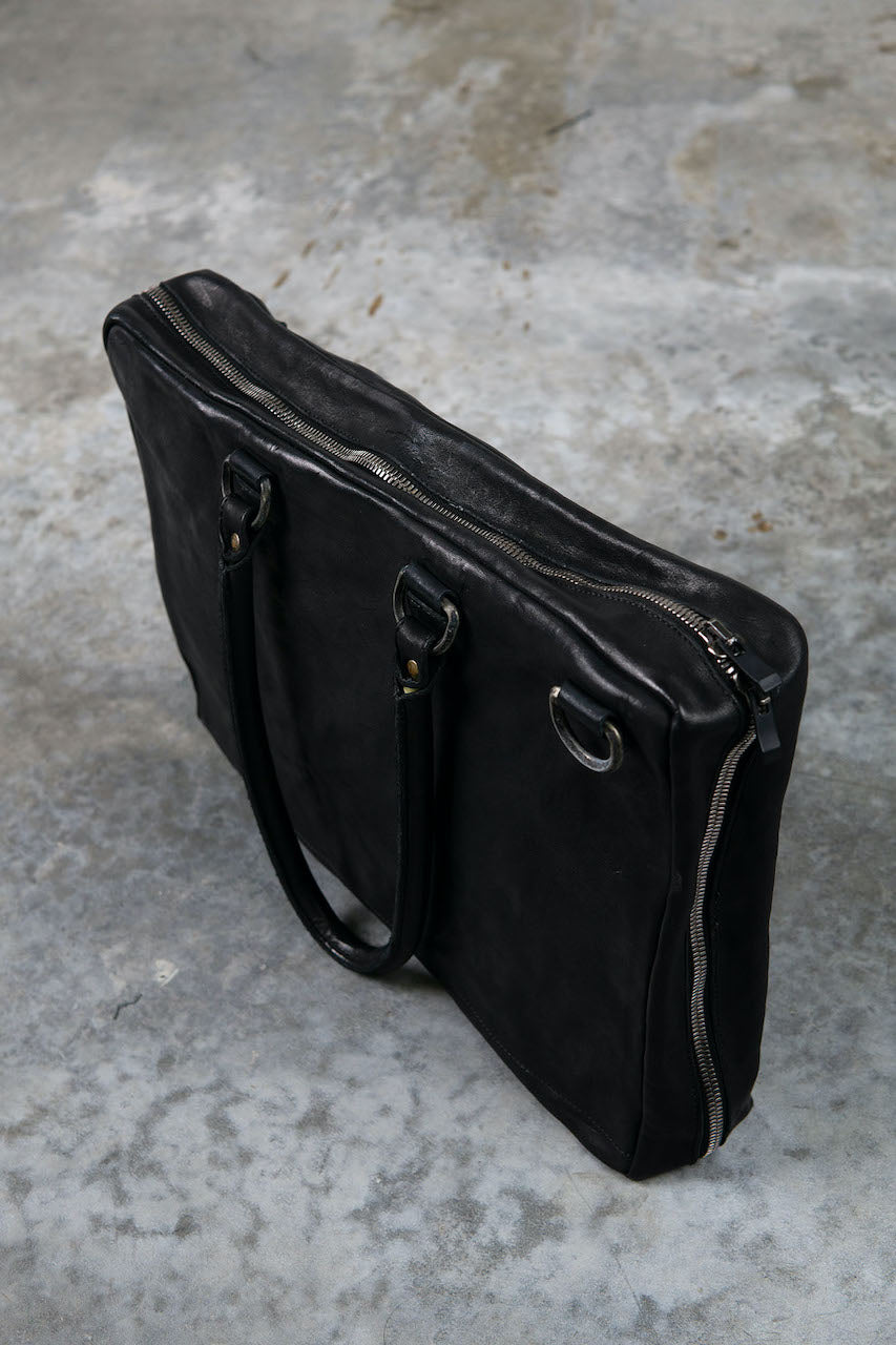 CALF LEATHER BAG BRIEF CASE  DF-3 LEATHER LINED　